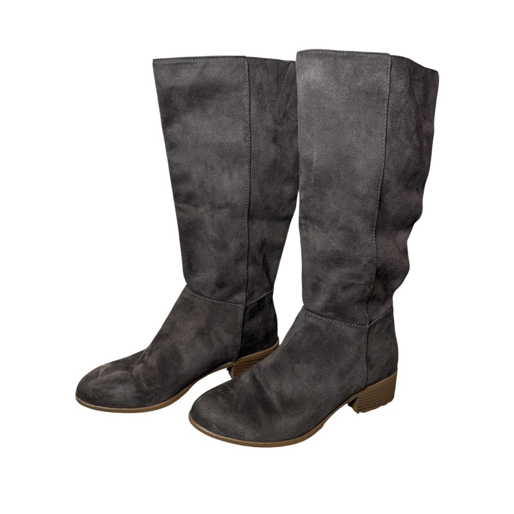 Universal Thread Hilda Microsuede Tall Scrunch Fashion Boots Womens Size 7.5